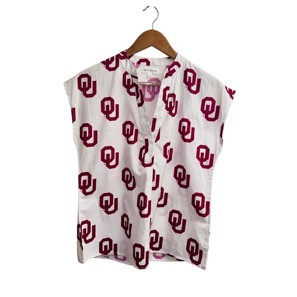 Stewart Simmons OU Women’s Team Button‑Up Med• University of Oklahoma Print - Picture 6 of 15
